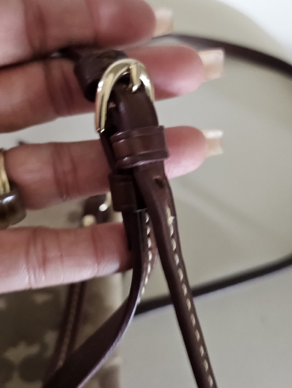 Disney Dooney & Bourke Vintage Style Mickey Mouse Crossbody Bag Tan Brown Canvas - Picture 7 of 12